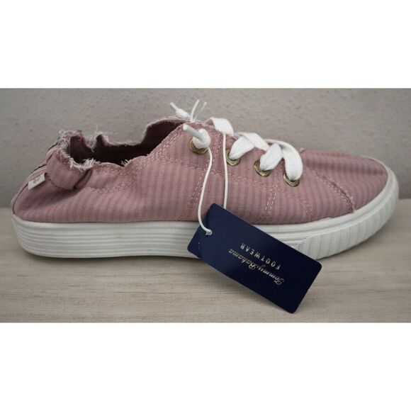 Tommy Bahama 424416 Women's Sz 9.5 Mauve Fabric Slip-On Casual Shoes - Picture 5 of 8